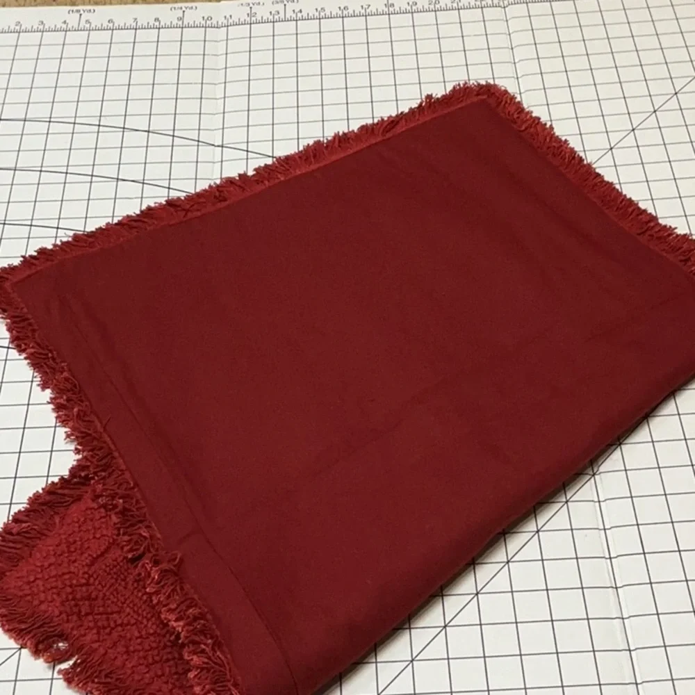 Pottery Barn Marigold Fringe Lumbar Pillow Cover-20x30